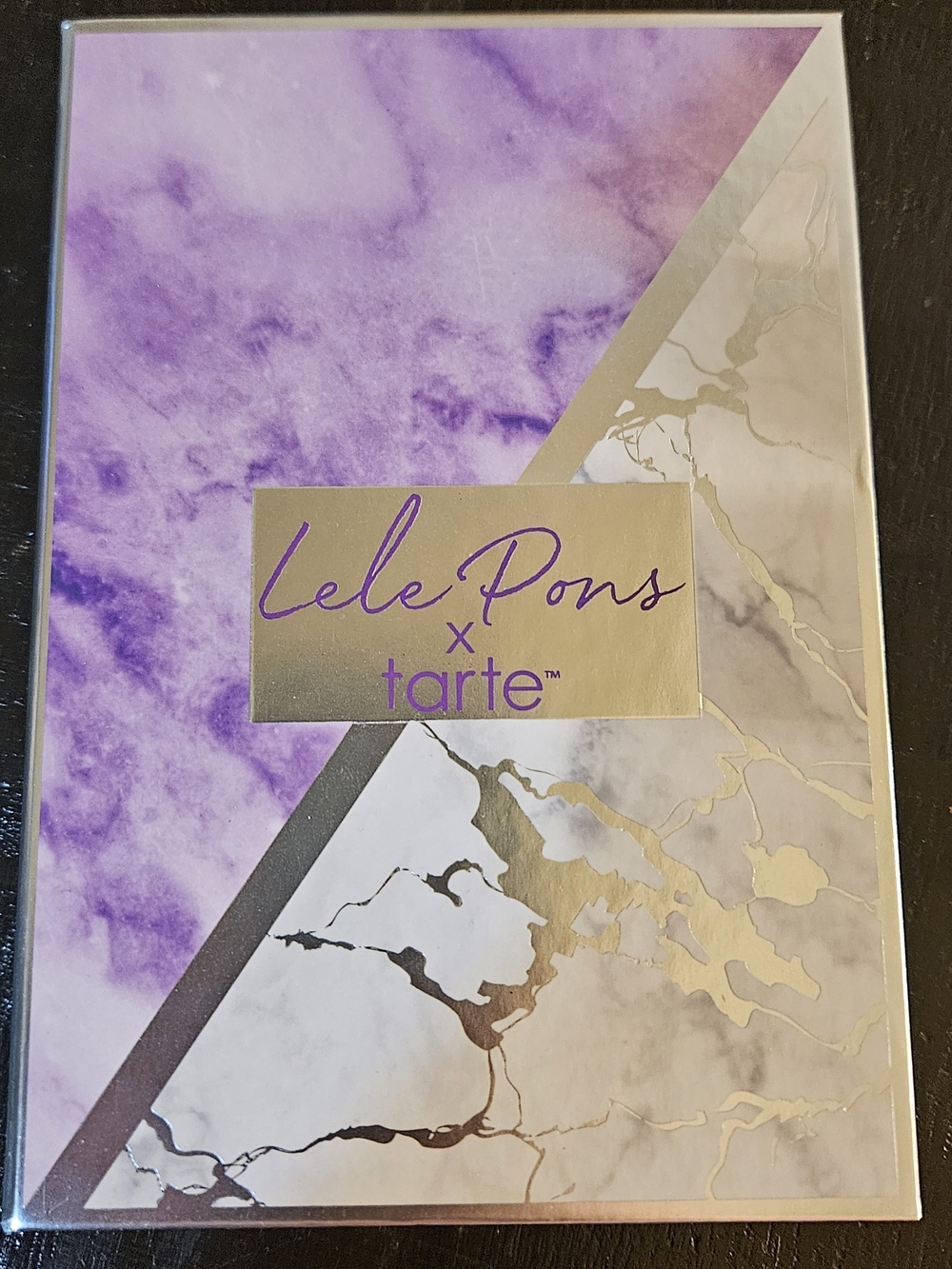 Lele Pons x Tarte Purple Marble Eyeshadow Palette